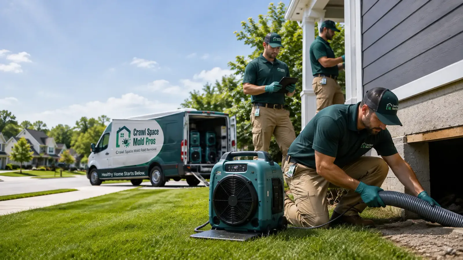 Crawl Space Mold Removal in East Greenwich, RI